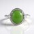 Anello in argento con Giada Canadese