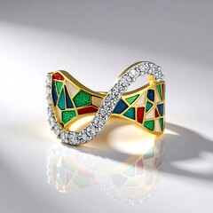 Anello in argento con Zircone (Adela Silber)