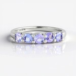 Bague en argent et Tanzanite