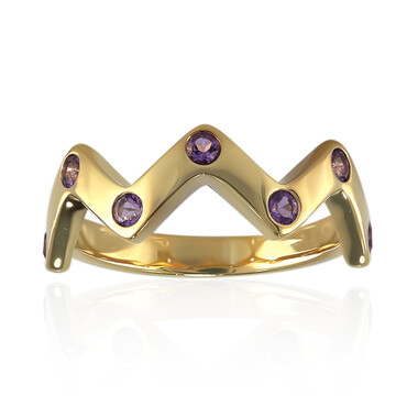 Bague en argent et Améthyste