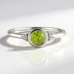 Anello in argento con Sfene