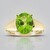 Anello in oro con Peridoto Dashihe  (CIRARI)