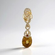 Colgante en oro con Zircón amarillo (de Melo)