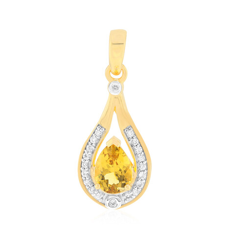 Australischer Goldener Beryll-Goldanhänger