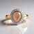 Bague en argent et Calcédoine rose