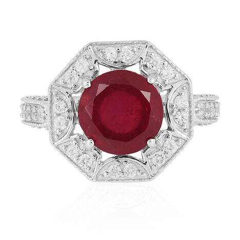 Madagaskar-Rubin-Silberring