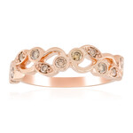 Gouden ring met SI1 Argyle Rose De France Diamanten (Annette)