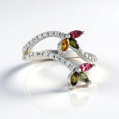 Anello in argento con Tormalina