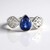 Anello in argento con Cianite del Nepal