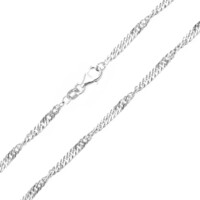 Cadena en plata