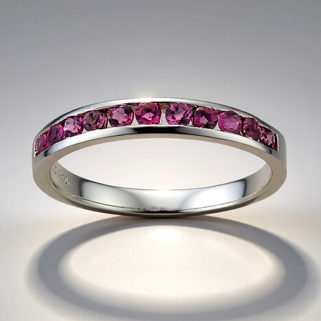 Anello in argento con Rubellite
