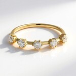 Anello in oro con Diamante I1 (H) (CIRARI)