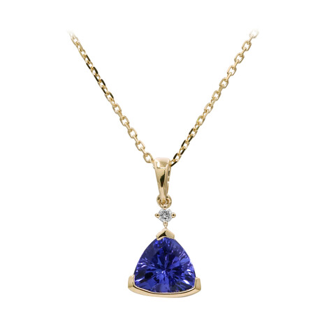 AAA-Tansanit-Goldhalskette (CIRARI)