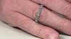Zilveren ring met Braziliaanse Aquamarijnen