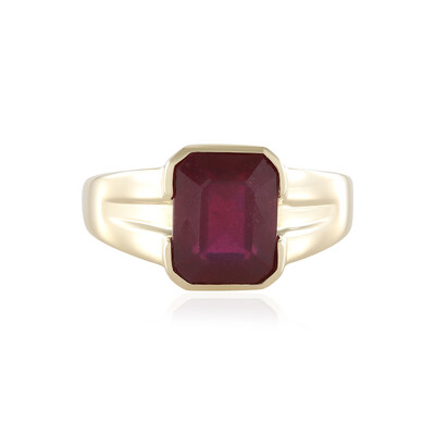Bague en or et Rubis de Madagascar (de Melo)