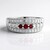 Bague en argent et Spinelle rouge noble