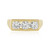 9K Zircon Gold Ring