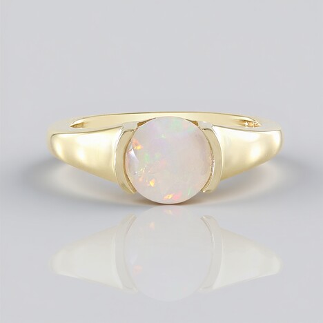 Anello in argento con Opale di Welo