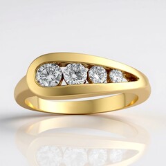 Anello in oro con Diamante SI1 (G)