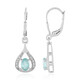 Boucles d'oreilles en argent et Grandidierite