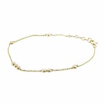 Gouden armband met SI1 (H) Diamanten