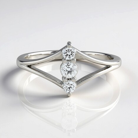 Anello in argento con Zircone