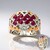 Anello in argento con Rubino della Birmania (Gems en Vogue)