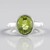 Anello in argento con Peridoto