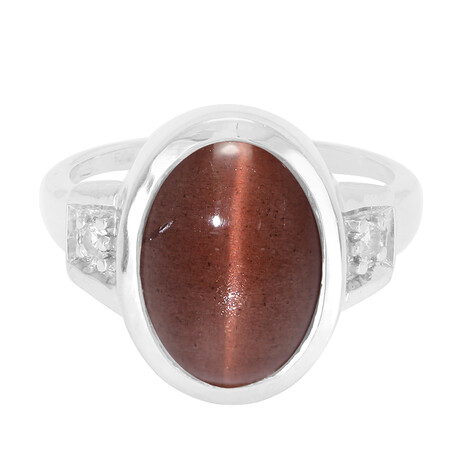 Cat´s Eye Scapolite Silver Ring