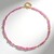 Collana in argento con Zaffiro Ceylon Rosa