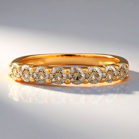 Bague en or et Diamant rose de France SI1 d'Argyle  (Annette)