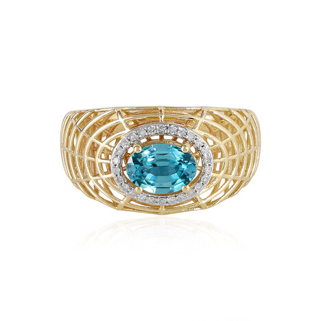 Anello in oro con Zircone Ratanakiri (Ornaments by de Melo)