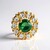 Ciondolo in argento con Apatite Verde