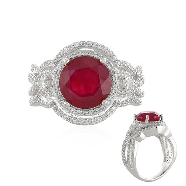 Anello in argento con Rubino del Madagascar (de Melo)