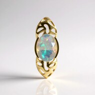 Zawieszka ze złota - Opal Welo  (Ornaments by de Melo)