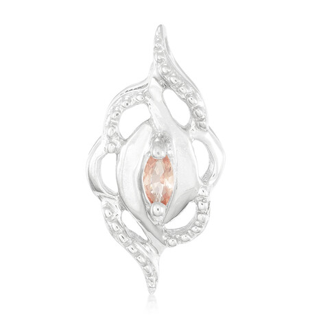 Padparadscha-Saphir-Silberanhänger