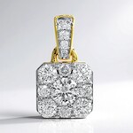 Pendentif en or et Diamant SI1 (G) (Annette)