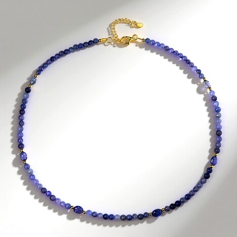 Collana in argento con Tanzanite