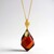 Collana in argento con Ambra Baltica color Ciliegia (dagen)