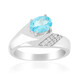 Anillo en plata con Apatita azul (Pallanova)