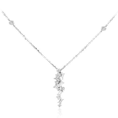 14K SI2 (H) Diamond Gold Necklace (CIRARI)