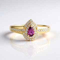 Bague en argent et Grenat Umbalite