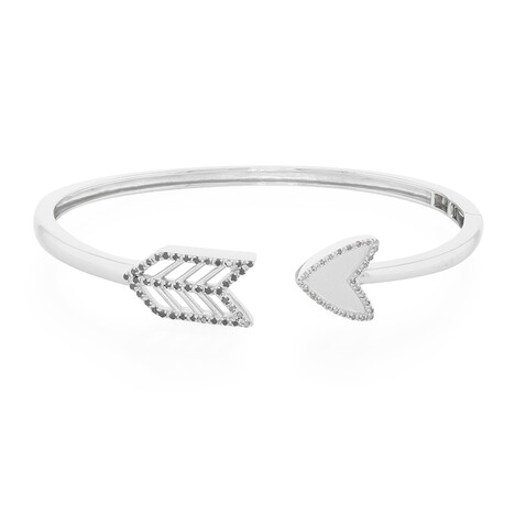 Bracciale in argento con Diamante Champagne