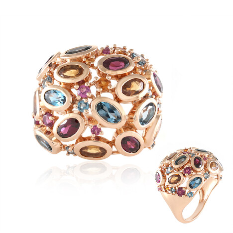 Edelstein-Silberring (KM by Juwelo)