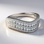 Anello in oro con Diamante SI1 (H)