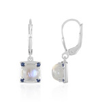 Pendientes en plata con Piedra de luna azul (KM by Juwelo)