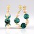 Golden Hematite Silver Earrings (Riya)