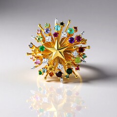Bague en argent et Citrine (Gems en Vogue)