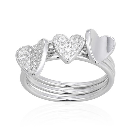 Anillo en plata con Zircón (Adela Silber)
