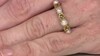 Anillo en plata con Perla blanca Freshwater